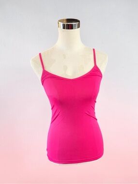 Energie Small Neon Pink Camisole Reversible Styles Spaghetti Strap